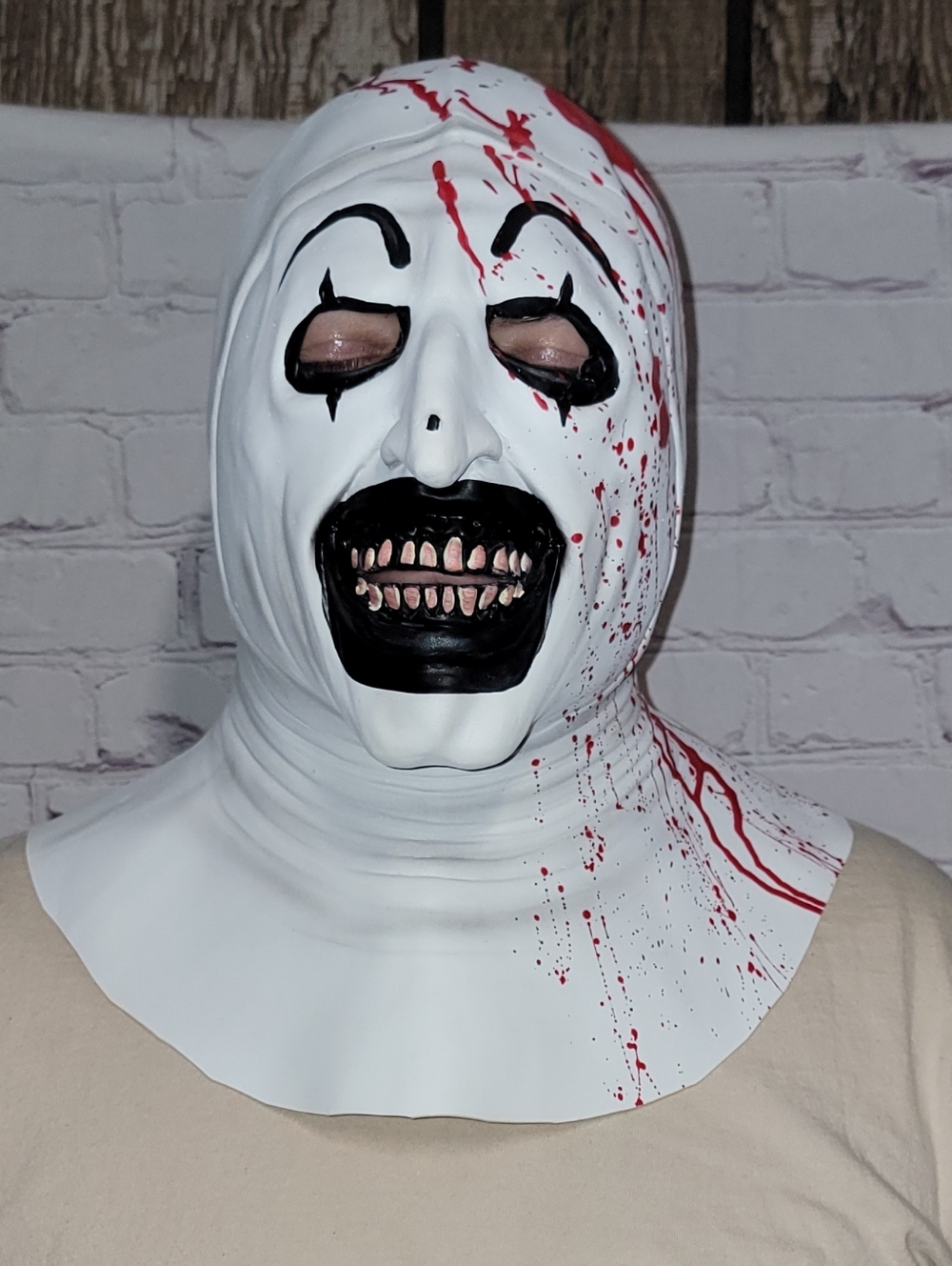 Art The Clown Latex Face Mask Nwot